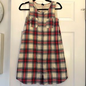 Gap Kids plaid button down dress. Girls XXL (14-16)